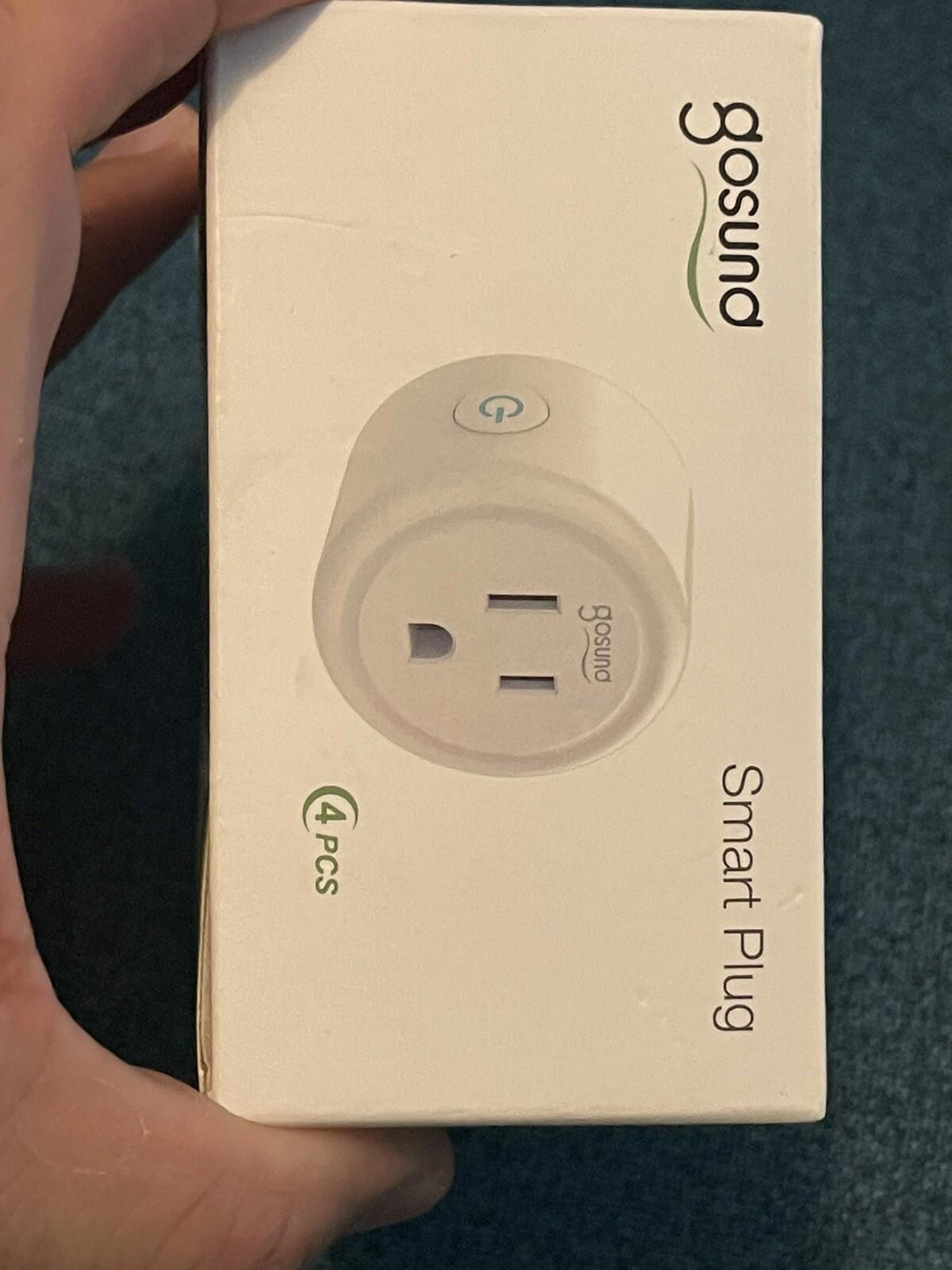 Gosund Smart WP3 White Wireless Wi-Fi Smart Plugs 3. Pieces