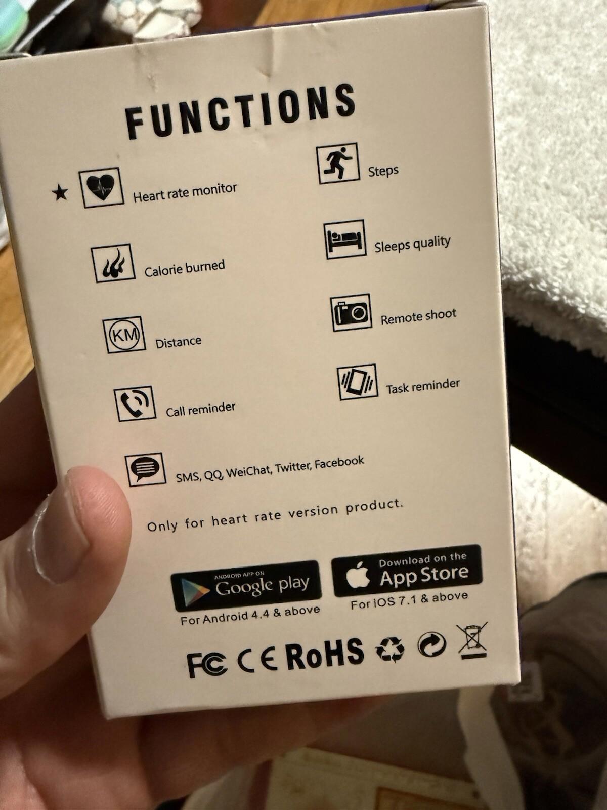 Activity Tracker Smart Bracelet By Cellys - Black