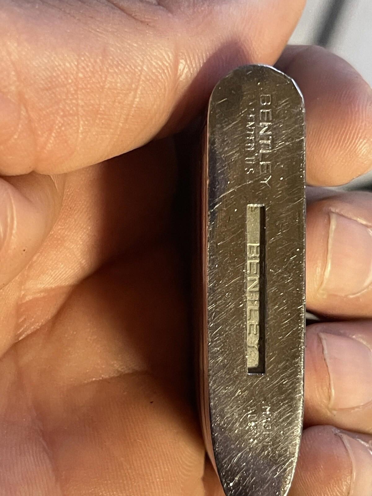 Vintage Bentley Lighter Chrome Metal Made in Austria Cigarette Lighter