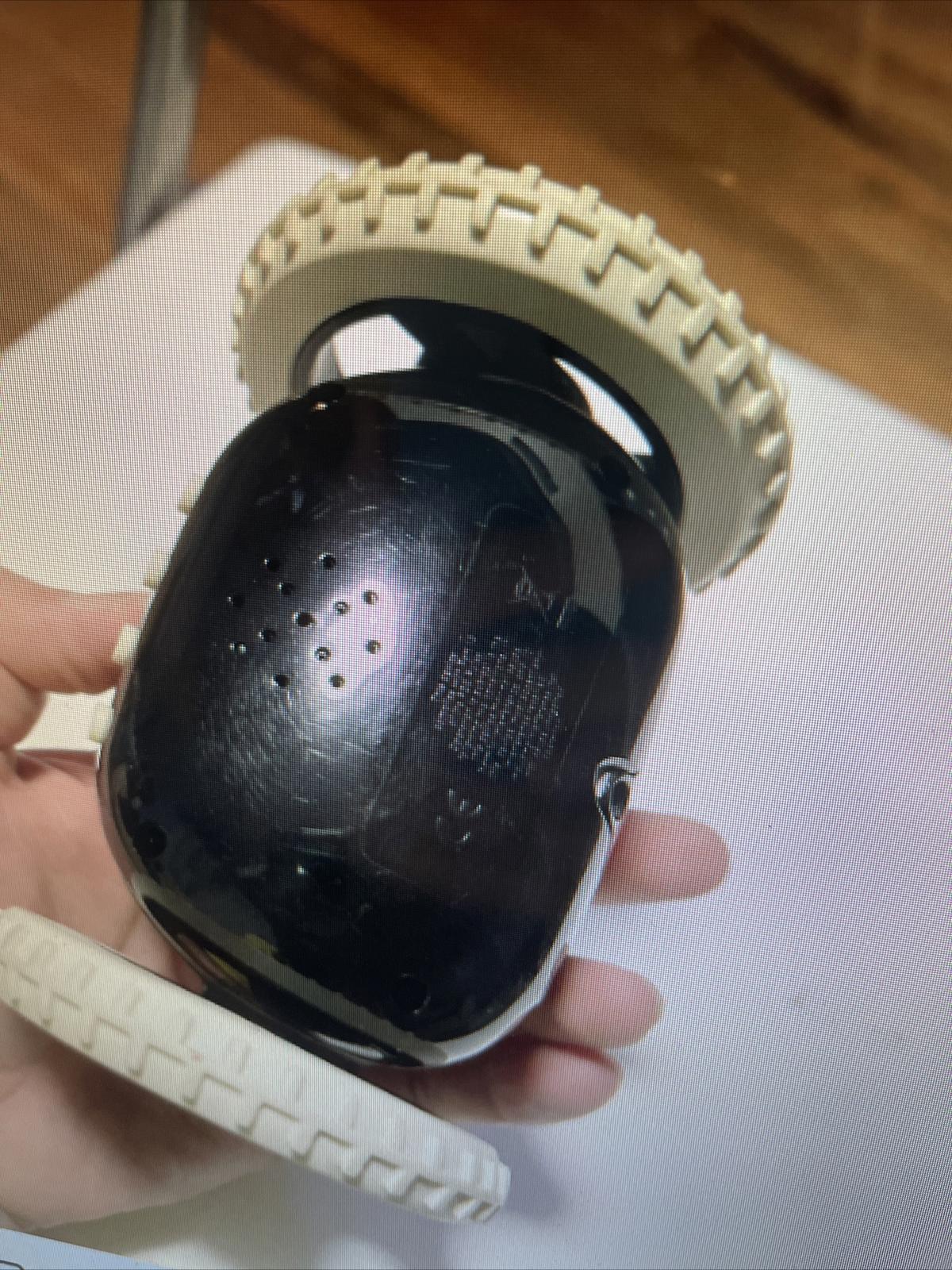 clocky alarm clock on wheels nanda almond