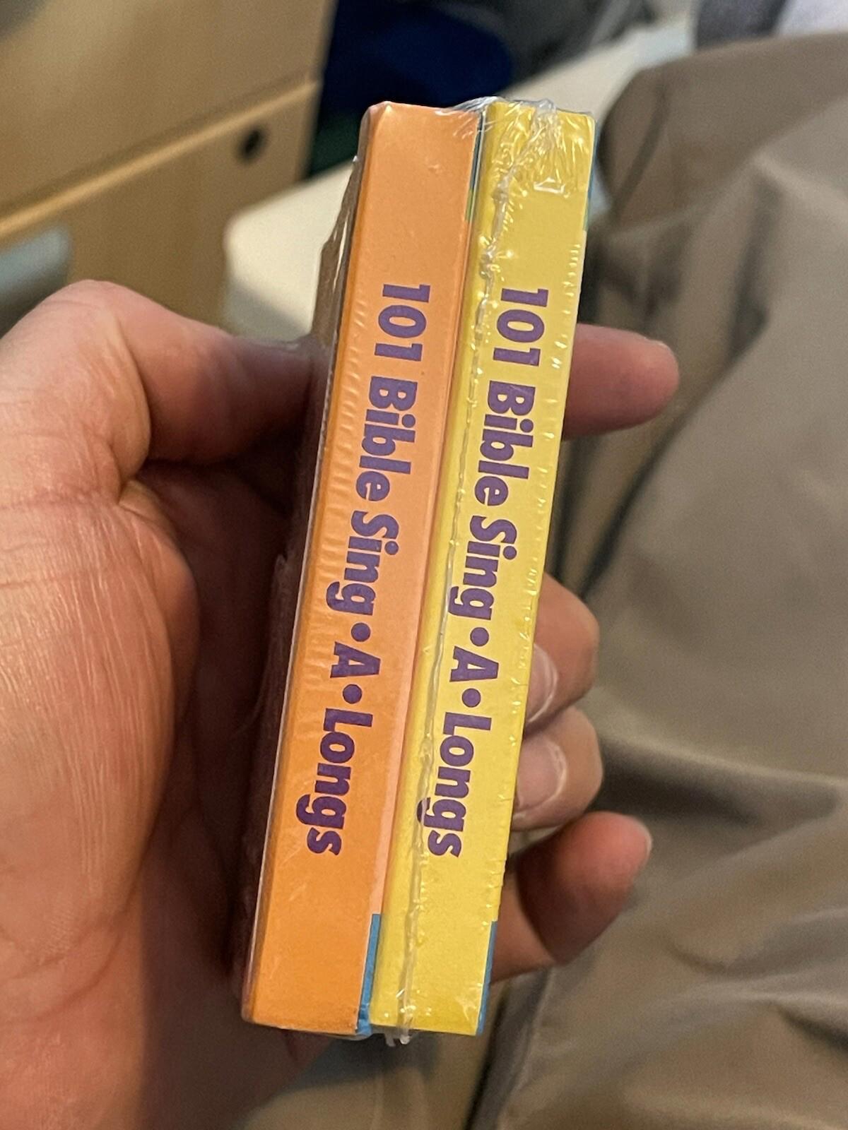 101 Bible Sing A Longs vintage cassettes volume 1 and 2