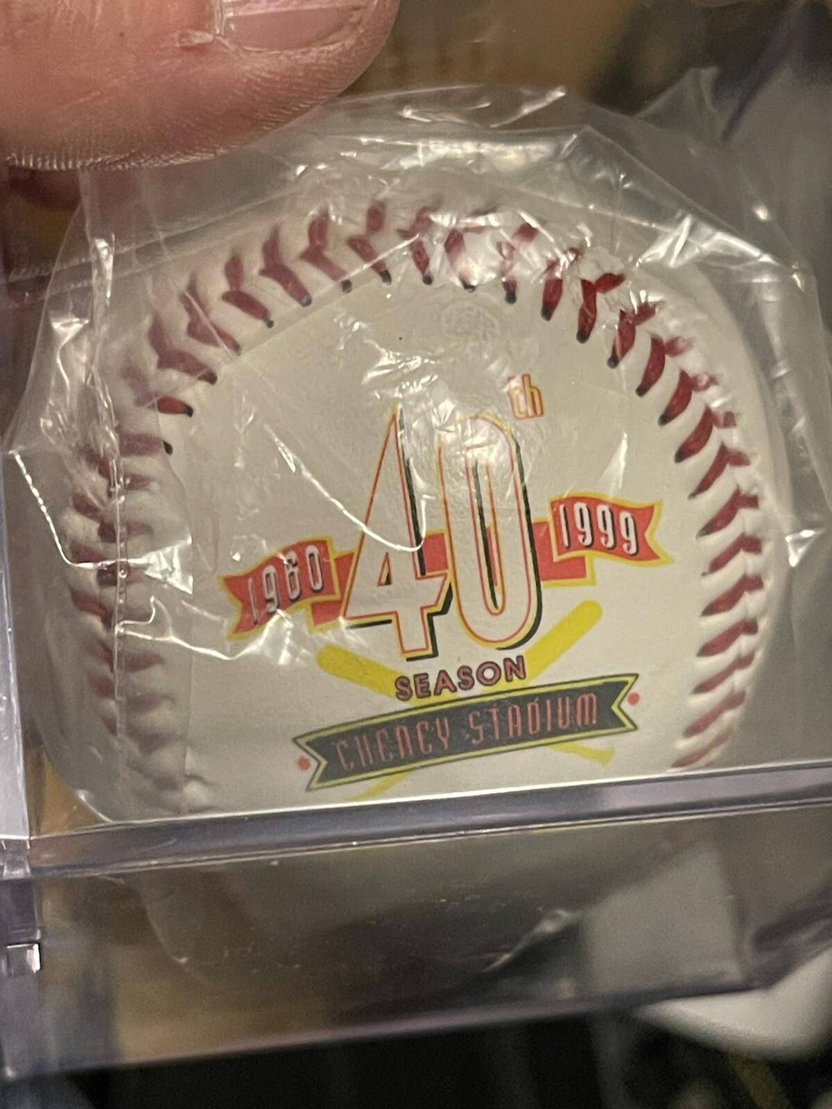 1960-1999 40 Th Season Chency Stadium Signed Baseball (24) Sealed