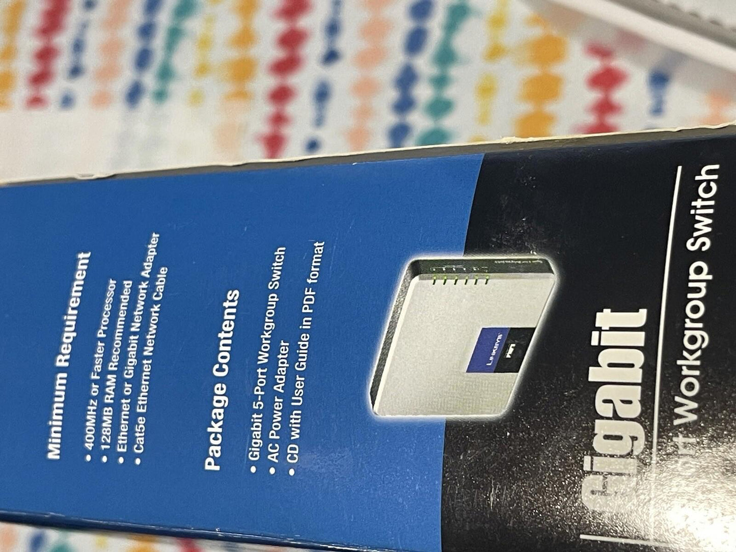 Linksys Instant Gigabit (EG005W) 5-Ports External Switch 10/100/1000Mbps