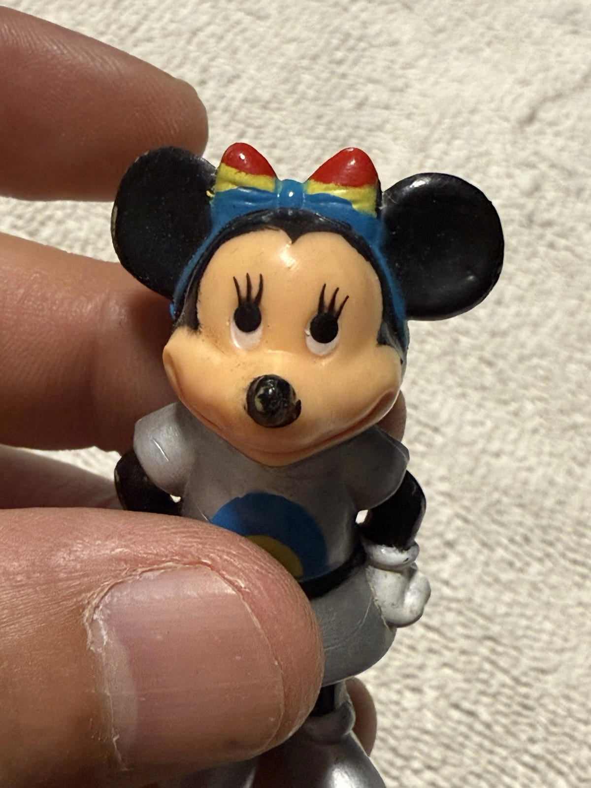 Disney Minne Mouse Epcot Captain EO Mission Space Rainbow Figure