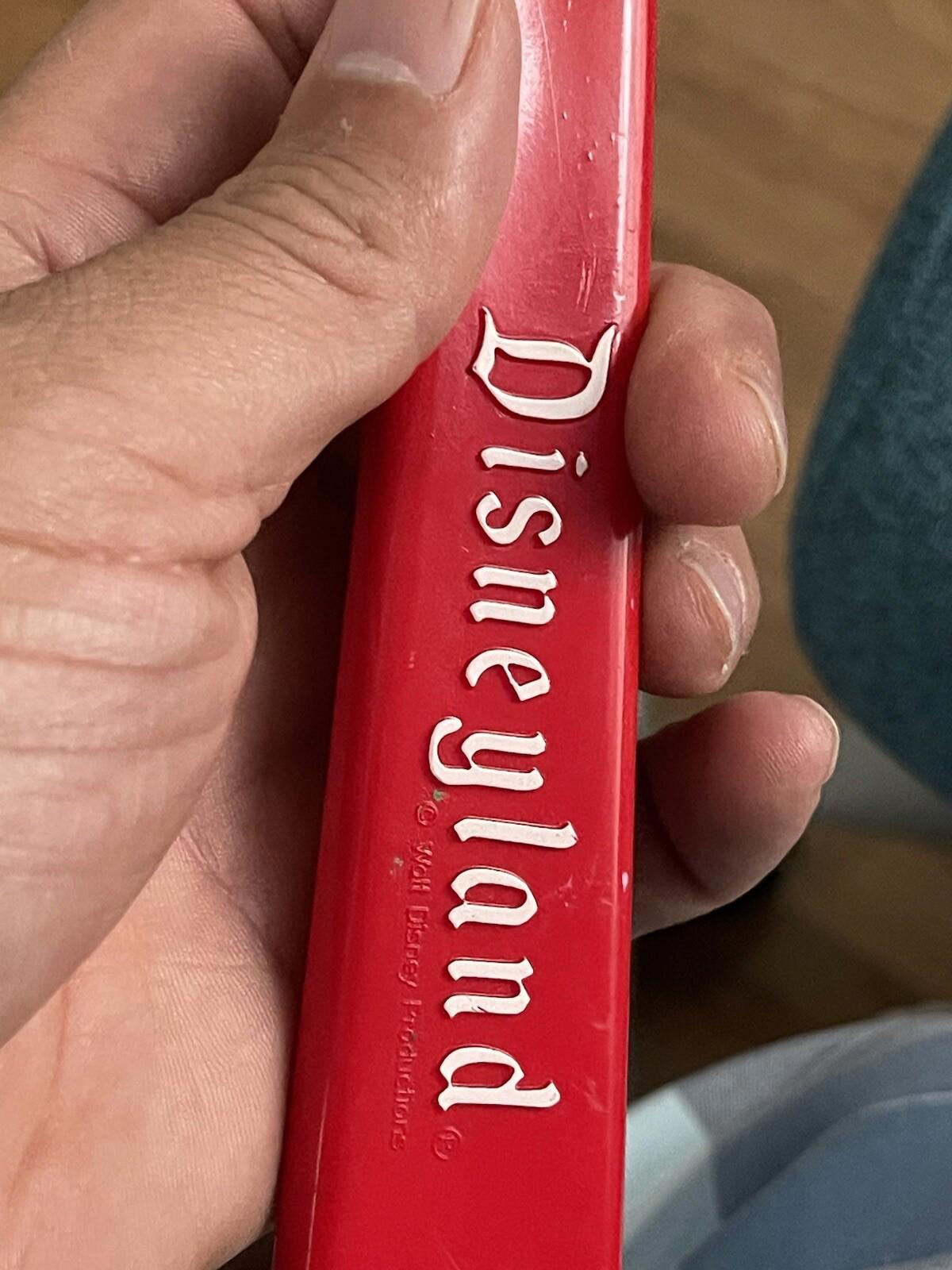 Vintage Walt Disney World Mickey Mouse Back Scratcher Disney Red