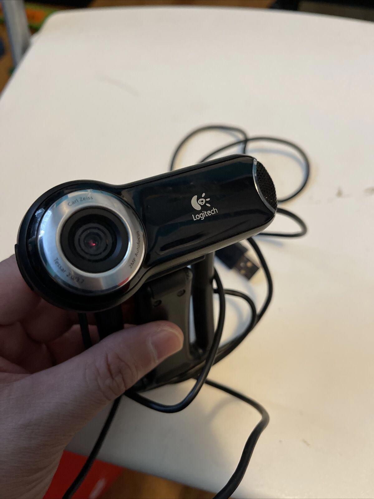 Logitech QuickCam Pro 9000 HD USB Webcam V-UBM46 Carl Zeiss 2MP Autofocus (13)