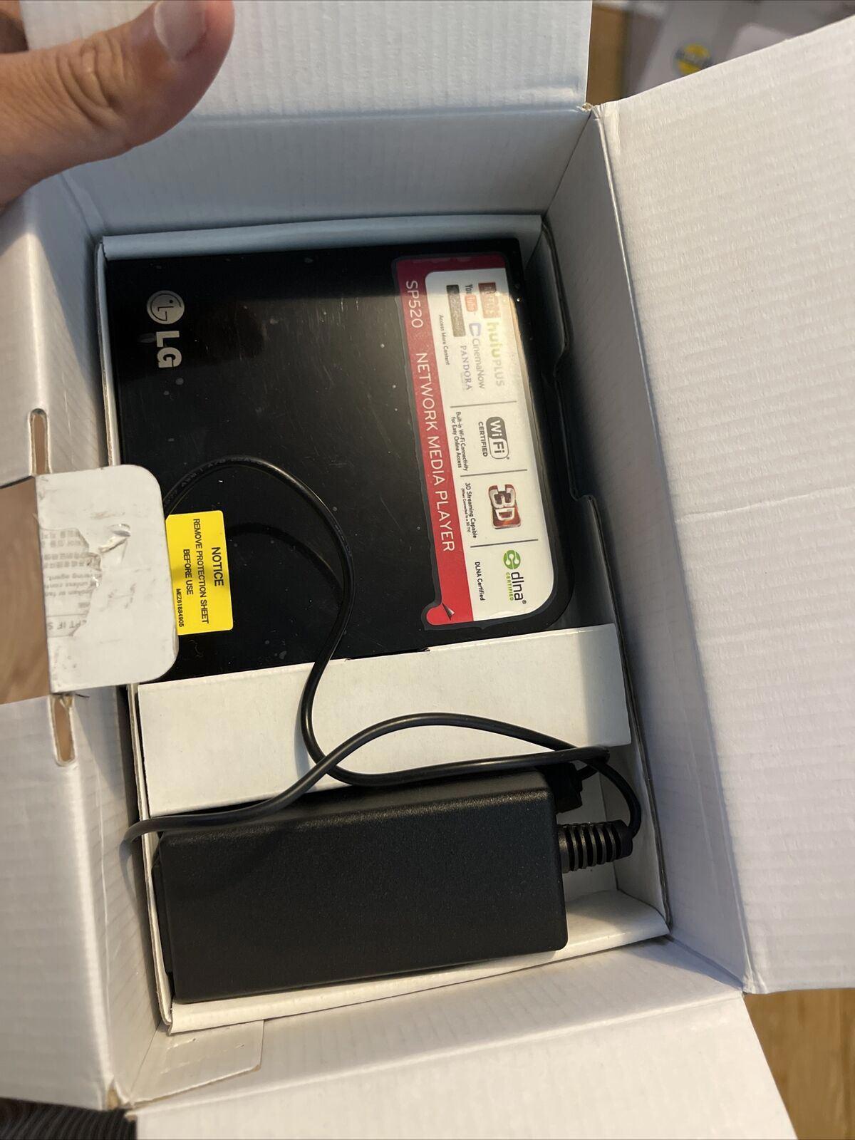 LG Life's Good Network Media Player Model SP520 No Remote