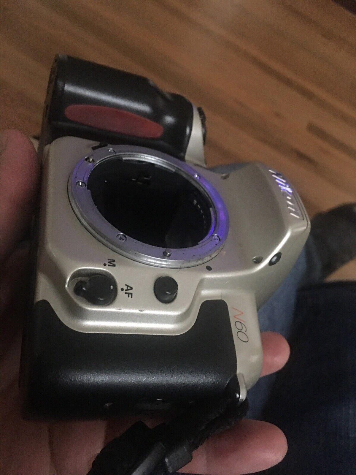 Nikon N60 AF SLR Film Camera Body Untested