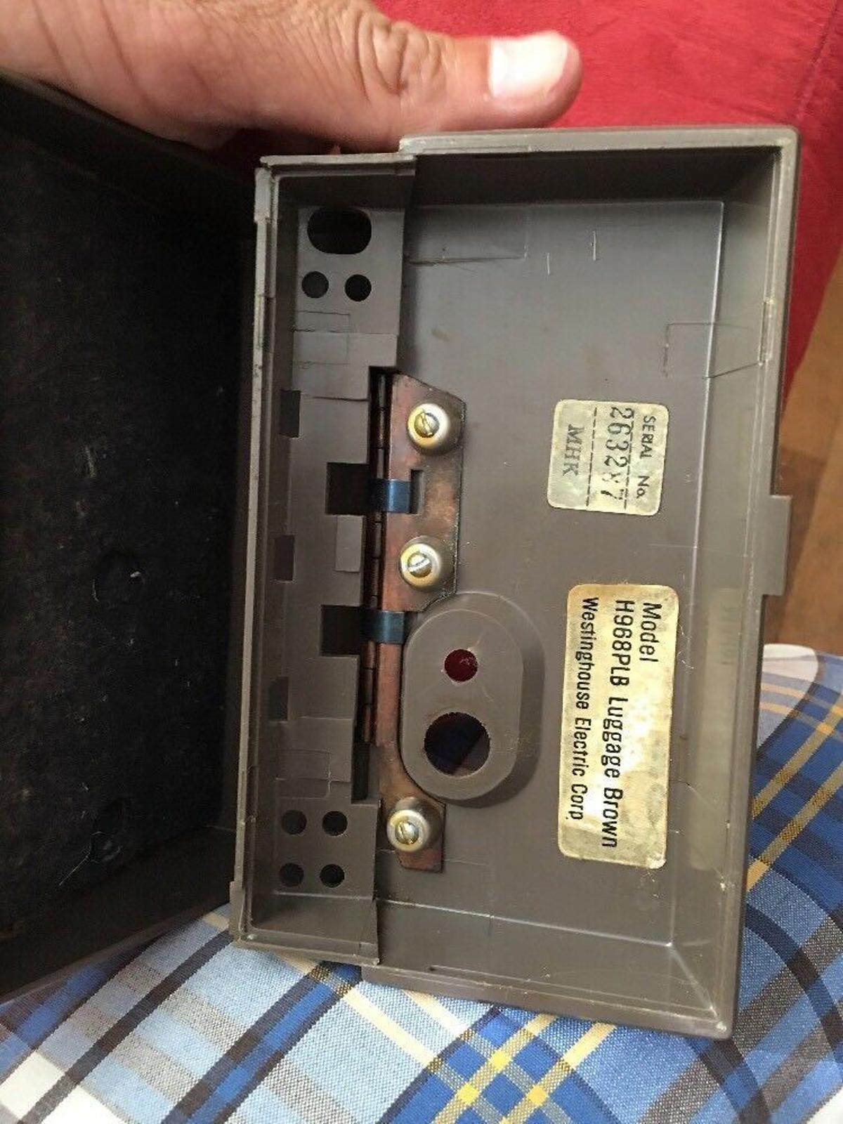 WESTINGHOUSE H968PLB Transistor ALARM CLOCK Radio