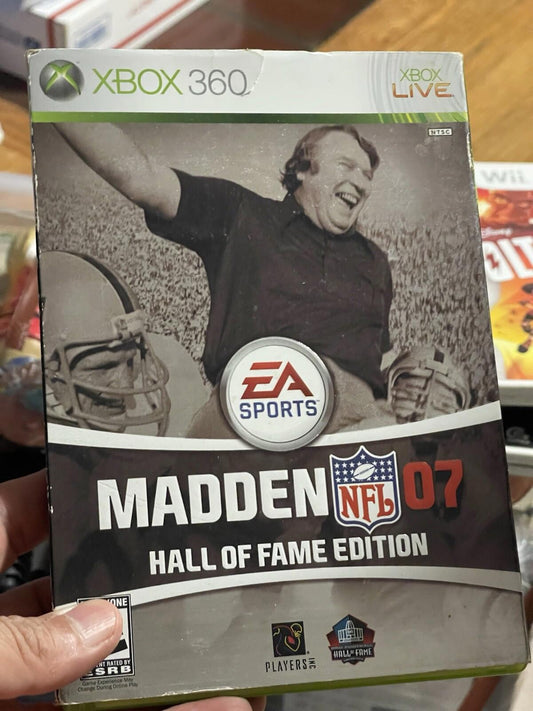 Madden NFL 07 Hall of Fame Edition Microsoft Xbox 360 System Game
