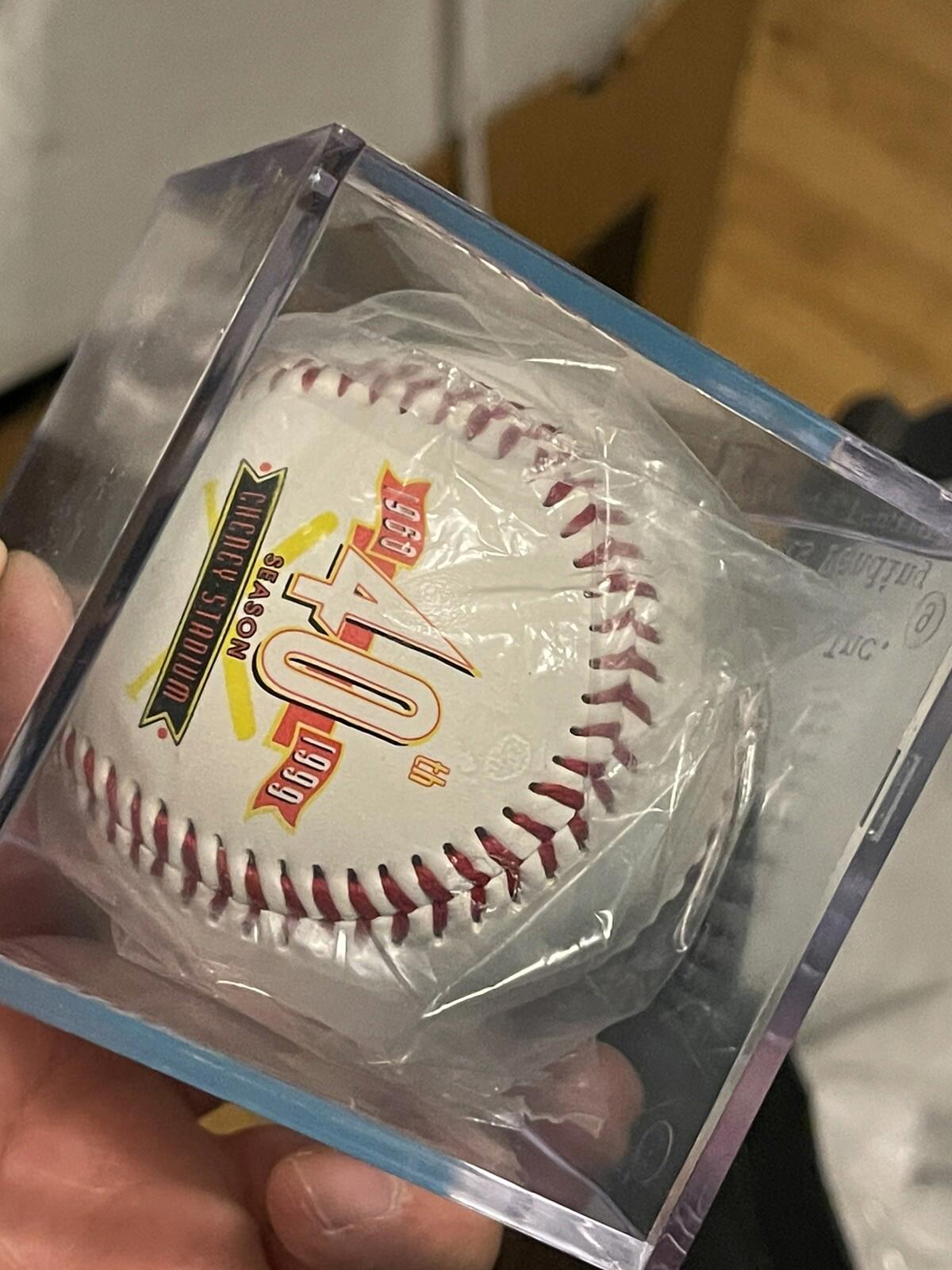 1960-1999 40 Th Season Chency Stadium Signed Baseball  (24) Sealed
