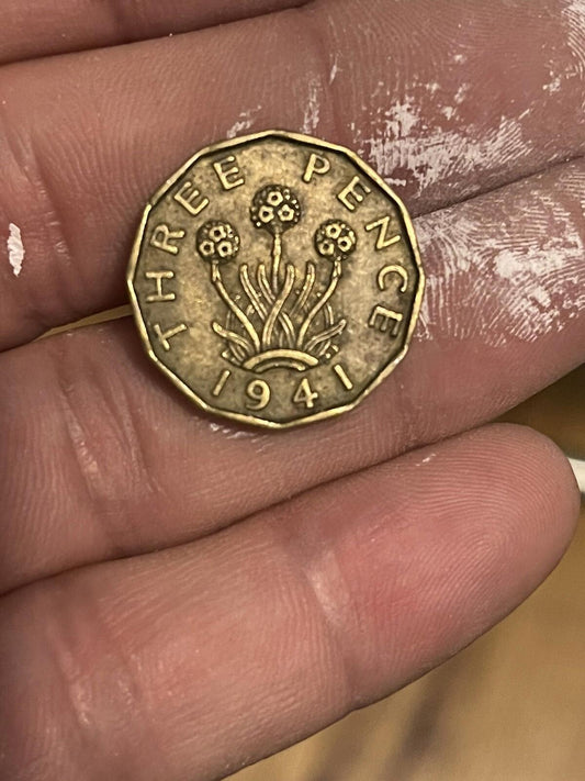 Great Britain 3 Pence 1941 Nickel-Brass