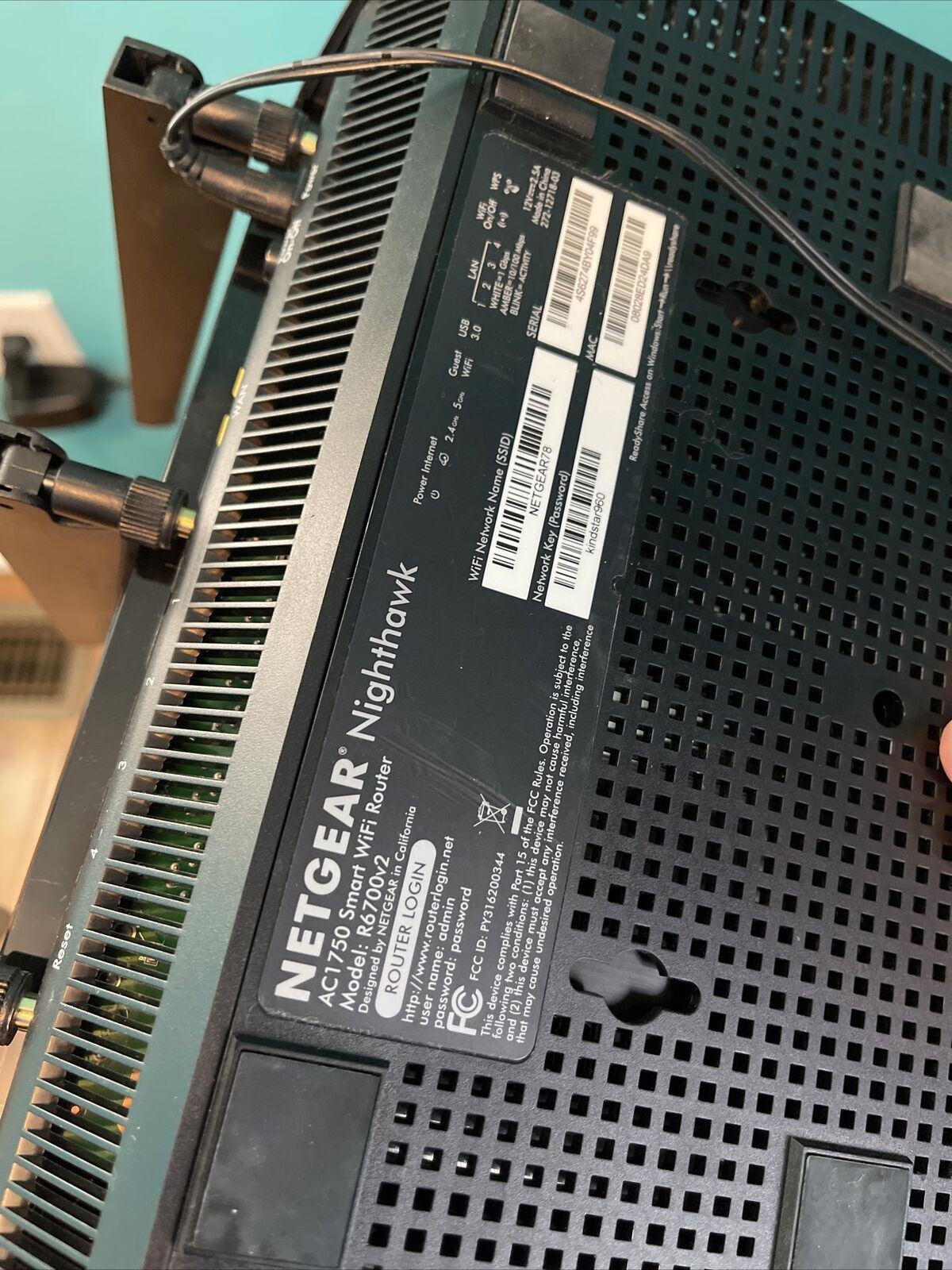 Netgear Router Model R6700v2
