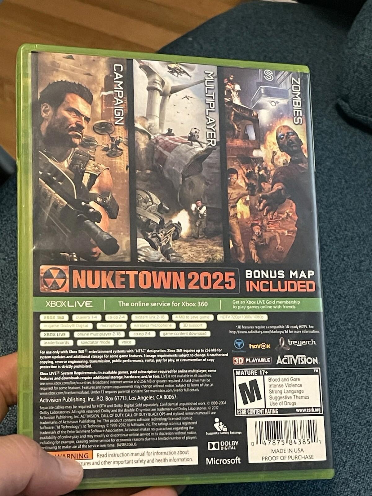 Call of Duty: Black Ops II And Black Ops Bundle Games