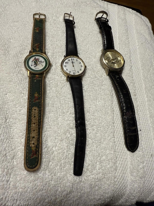 Lot Of 3 Men’s Watches, Vintage