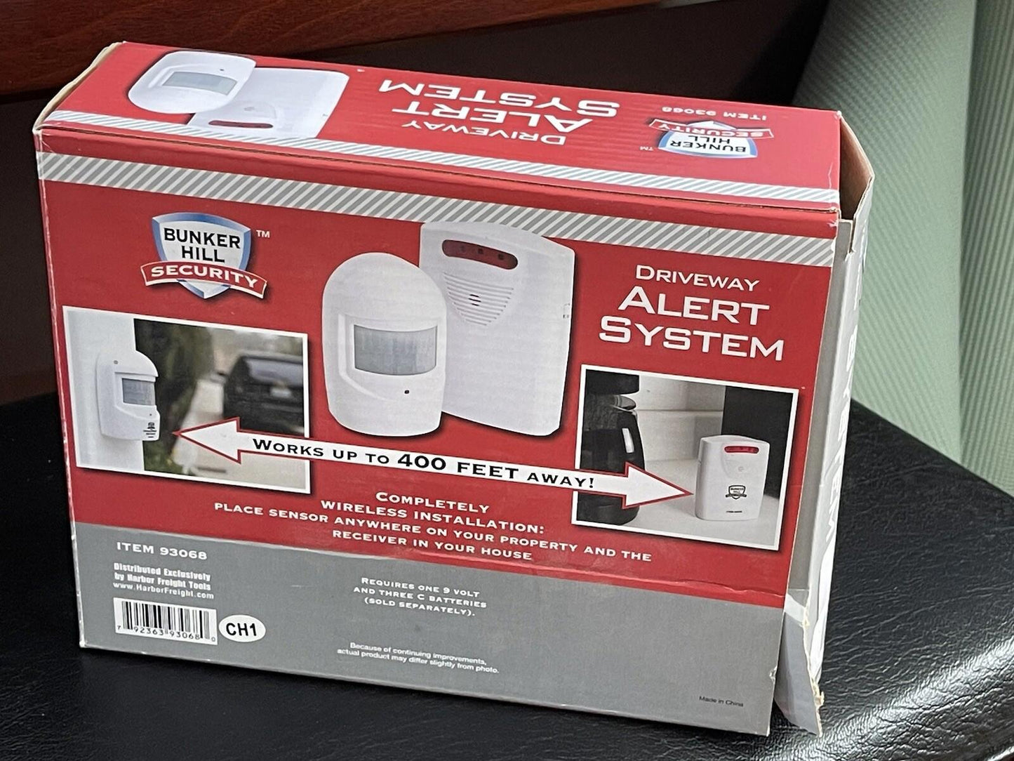 NIB Bunker Hill Security Wireless Driveway Alert System #93068