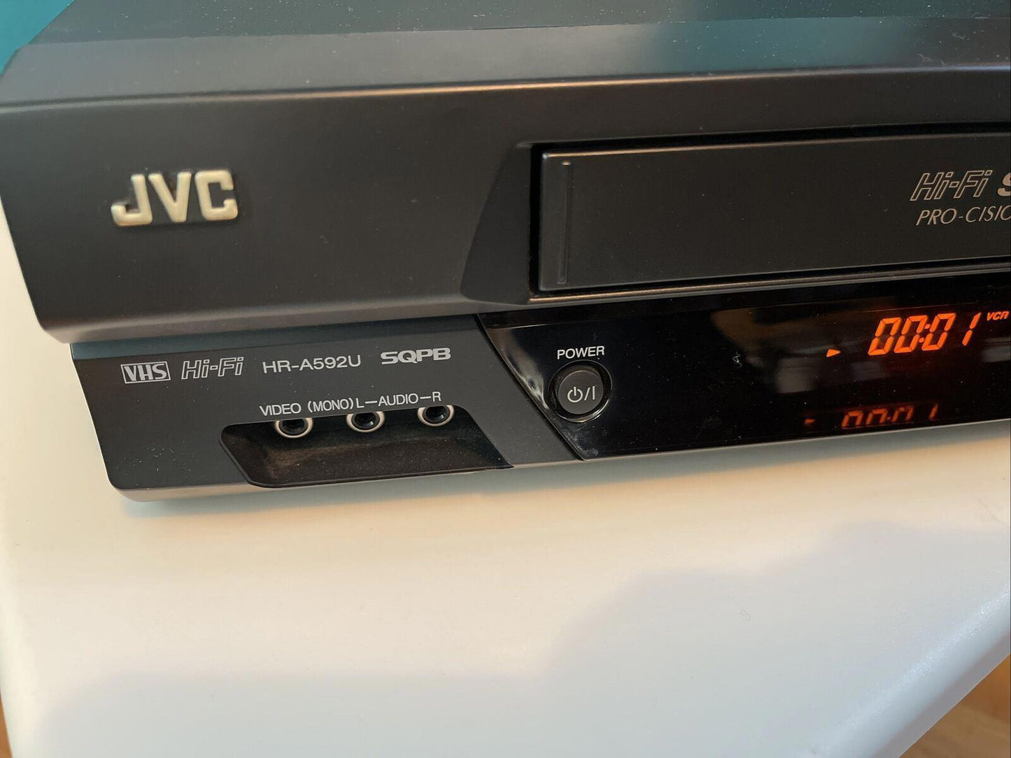 JVC HR-A592U Hi-Fi 4 Head Video Cassette Recorder VHS No Remote Tested