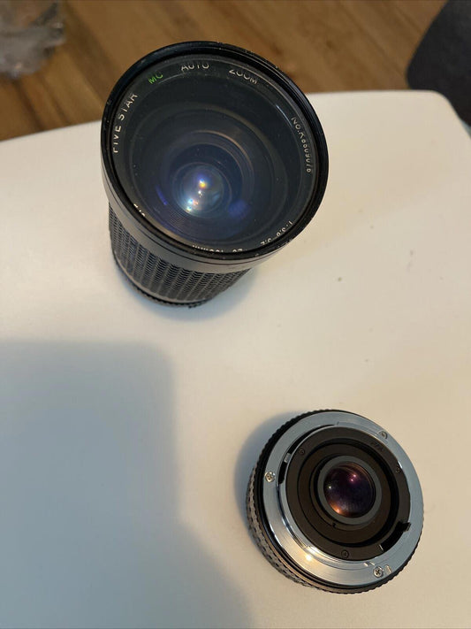 set 2  of vintage lens