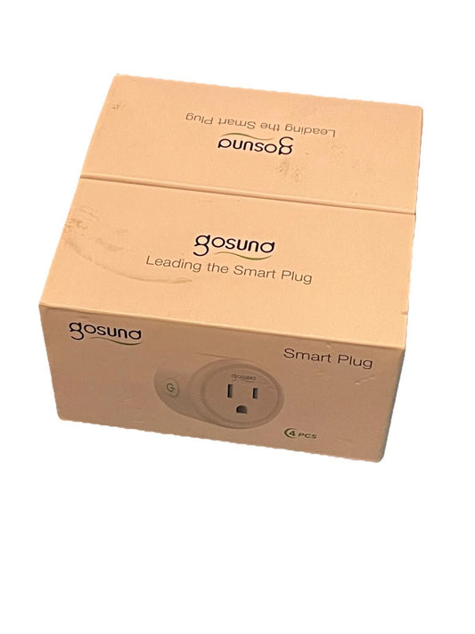Gosund Smart WP3 White Wireless Wi-Fi Smart Plugs 3. Pieces