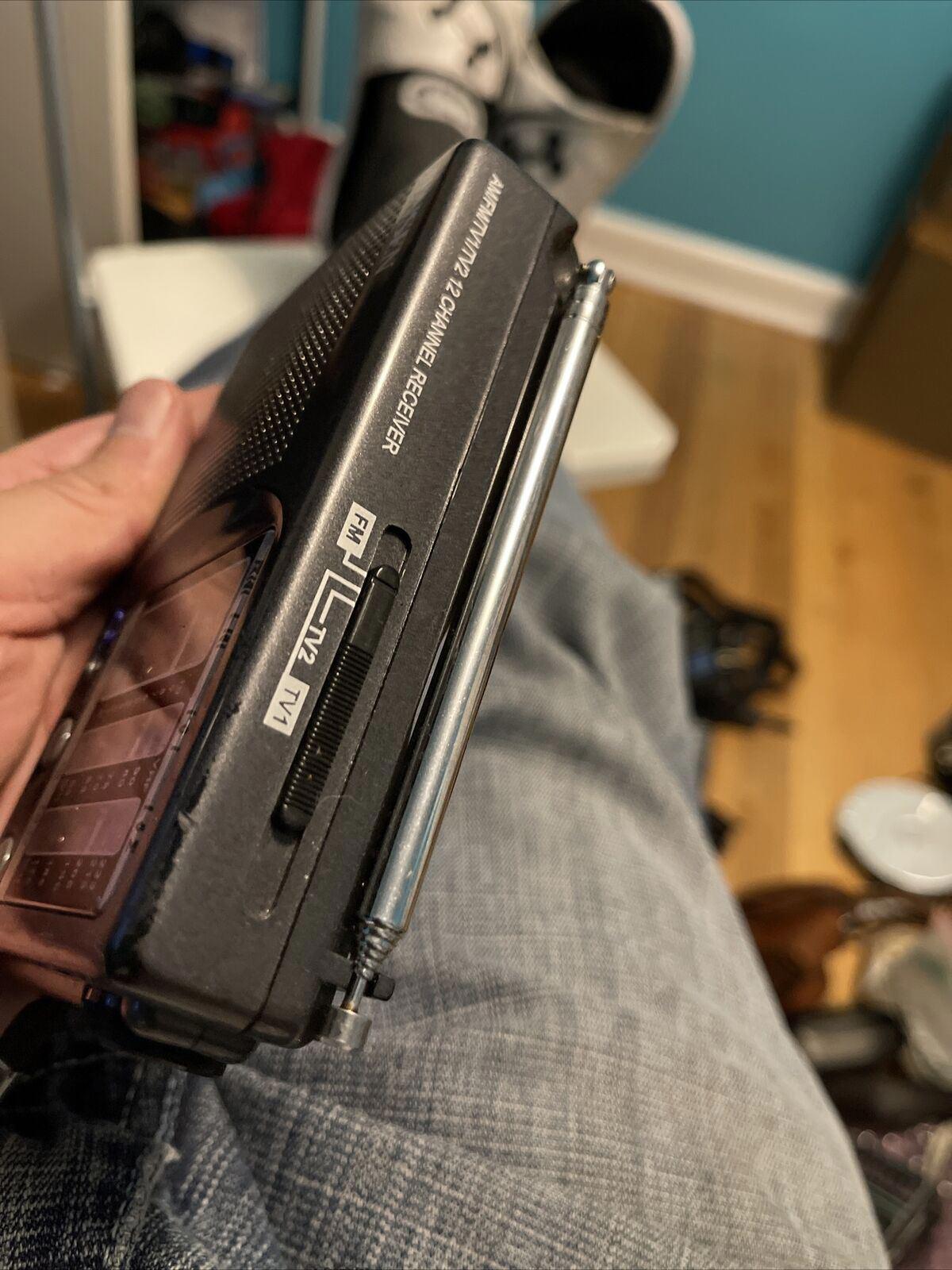 VTG Jensen MR-400 AM/FM/TV1/TV2 12 Channel Portable