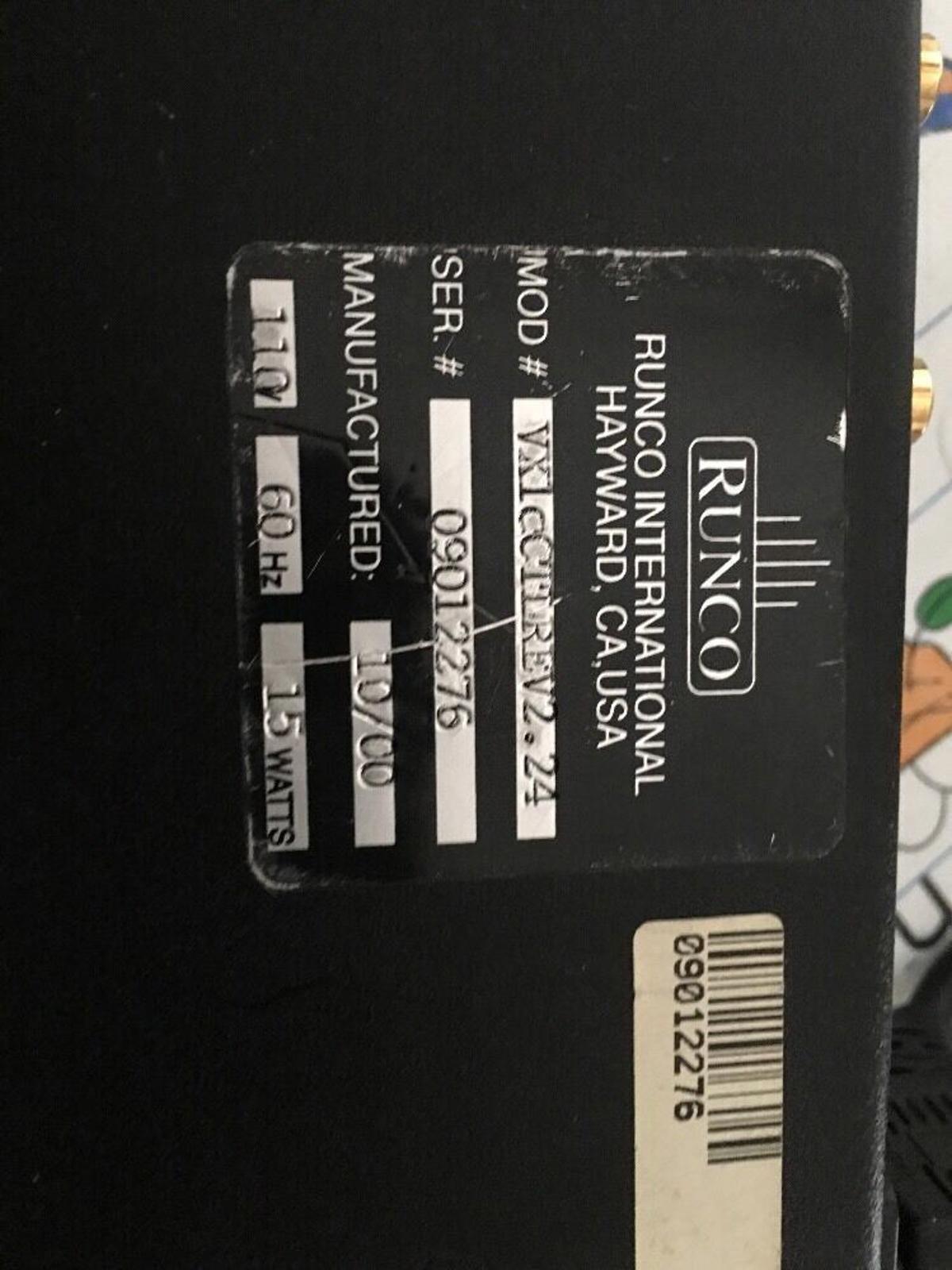 Runco VHD Controller High Definition Digital Video Processor