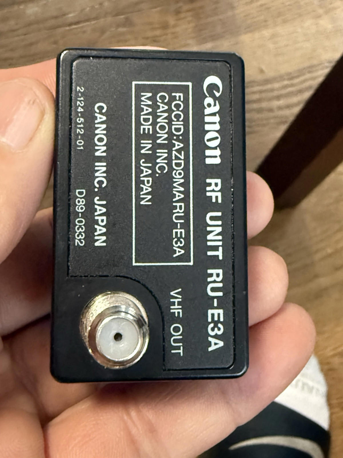 Canon RF Unit RU-E3A for camcorders Genuine Part OEM