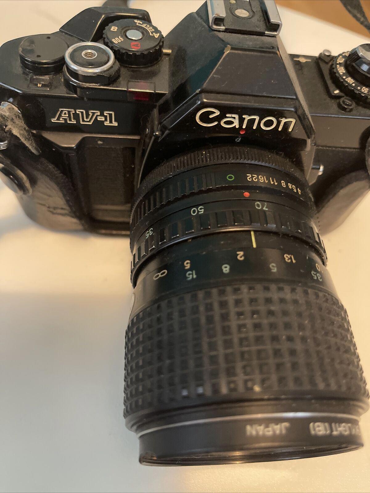 [Canon AV-1 Black 35mm SLR w/ 35-70mm f/4 Lens (17)