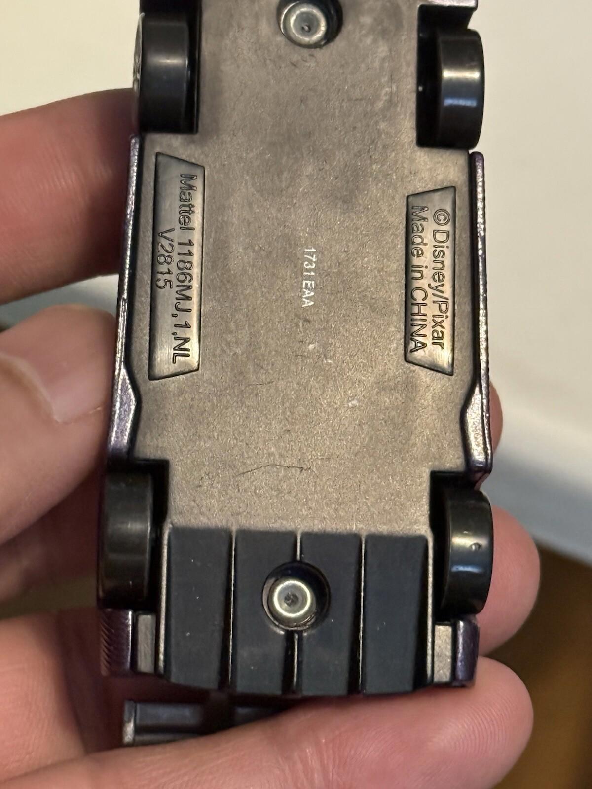 Vintage Toy Car - Green Plastic Sports Model w/ Flames, Made in China Miniature