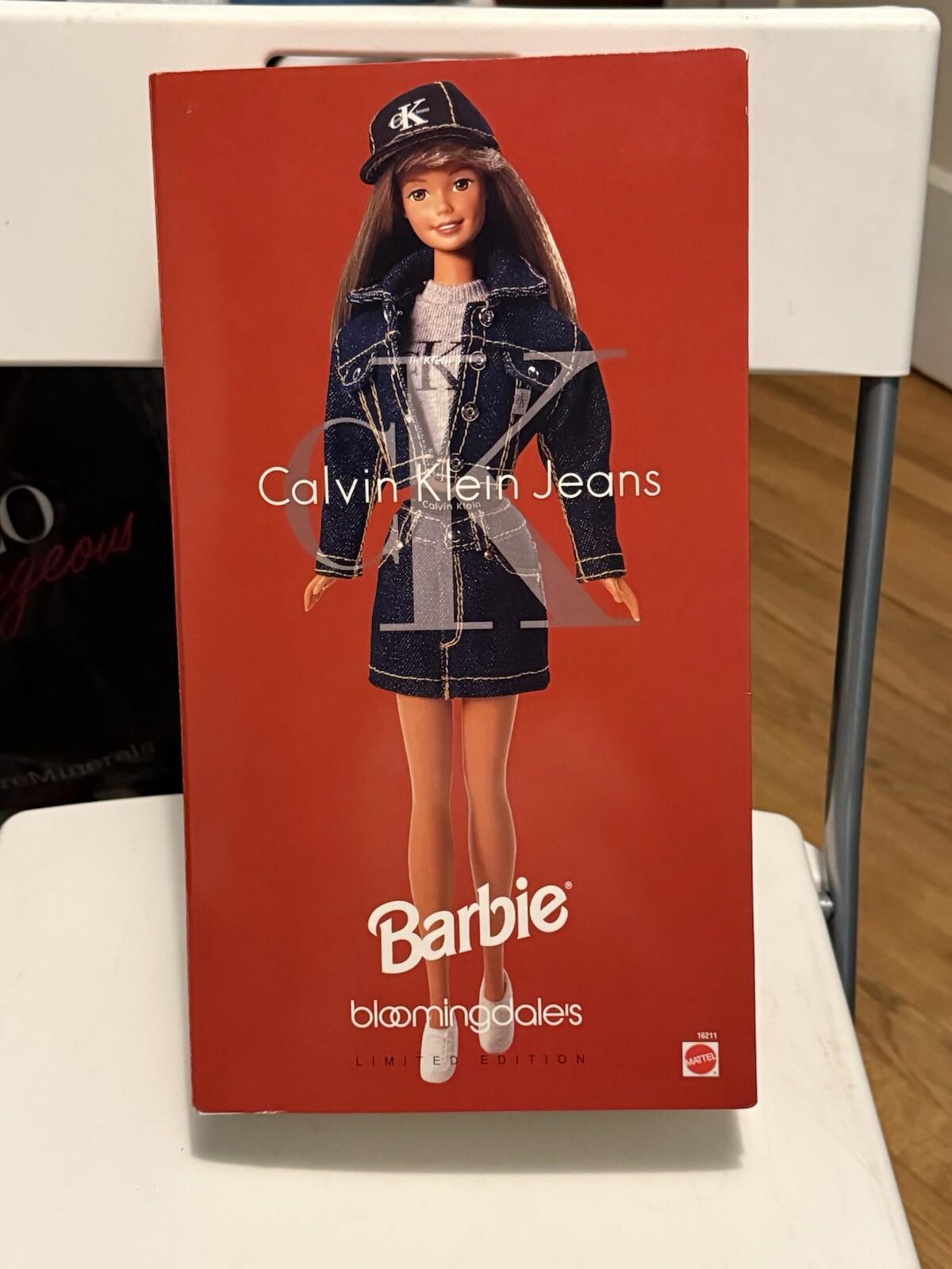 BARBIE CALVIN KLEIN JEANS BLOOMINGDALE'S  LIMITED EDITION  1996 MATTEL