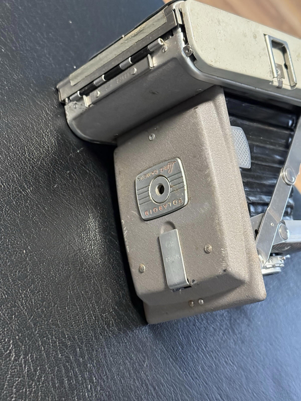 Vintage Antique 1950's Polaroid Land Camera Model 80  Rusty Spots , Not Tested