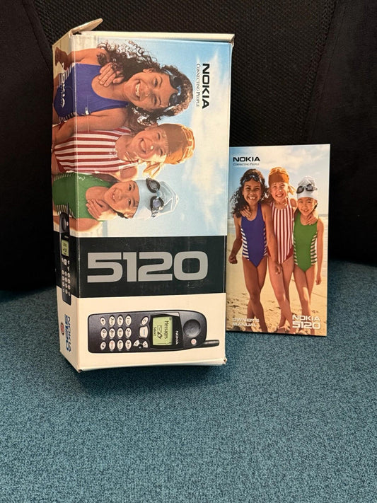 NOKIA 5120 VINTAGE CELLPHONE INCLUDES BATTERY, CASE W/BELT CLIP ( Untested)