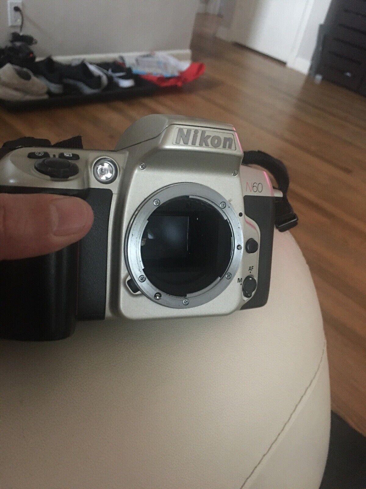 Nikon N60 AF SLR Film Camera Body Untested
