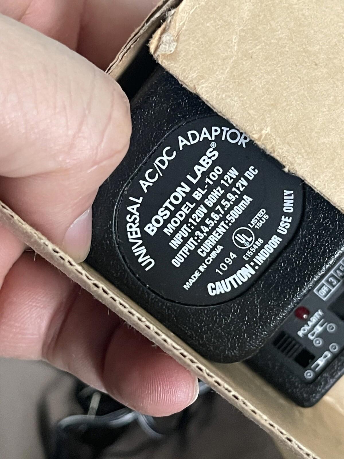 Avon Universal AC/DC Adapter; lightly used.