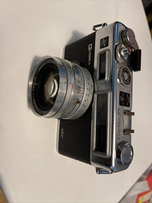 Yashica Electro 35 GSN Rangefinder Film Camera 45mm f/1.7 Japan  Untested (1)