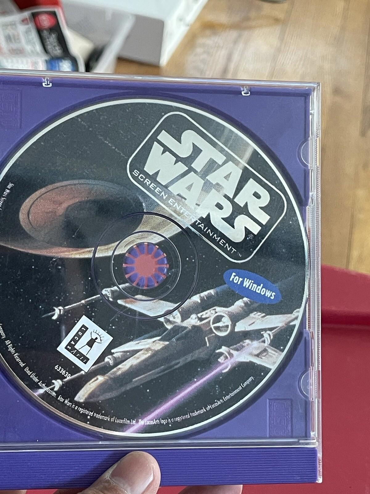 VINTAGE STAR WARS SCREEN ENTERTAINMENT DISK FOR WINDOWS
