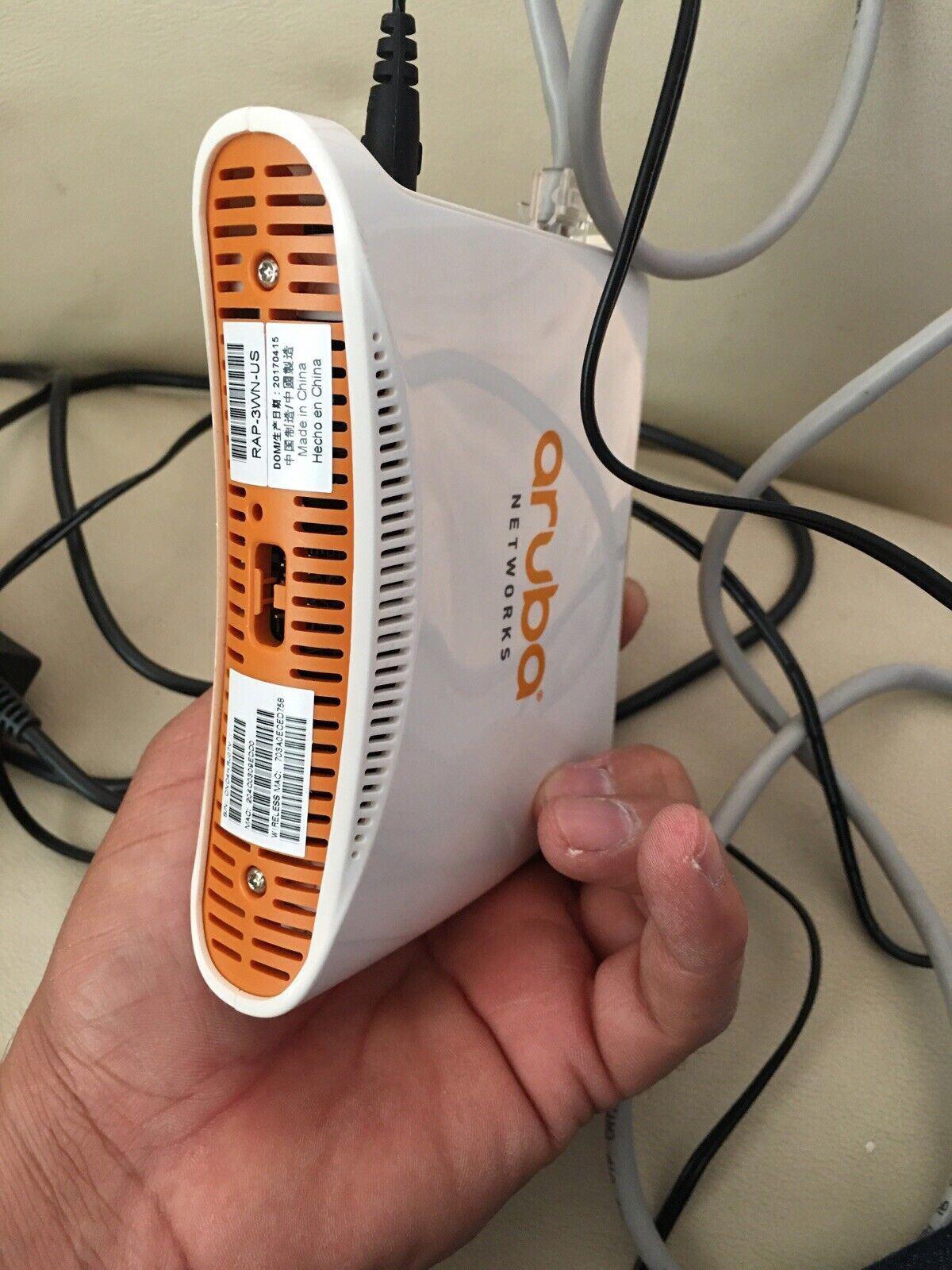 ARUBA NETWORKS RAP-3WN-US 2.4G 300MBPS WIRED WIRELESS REMOTE ACCESS POINT
