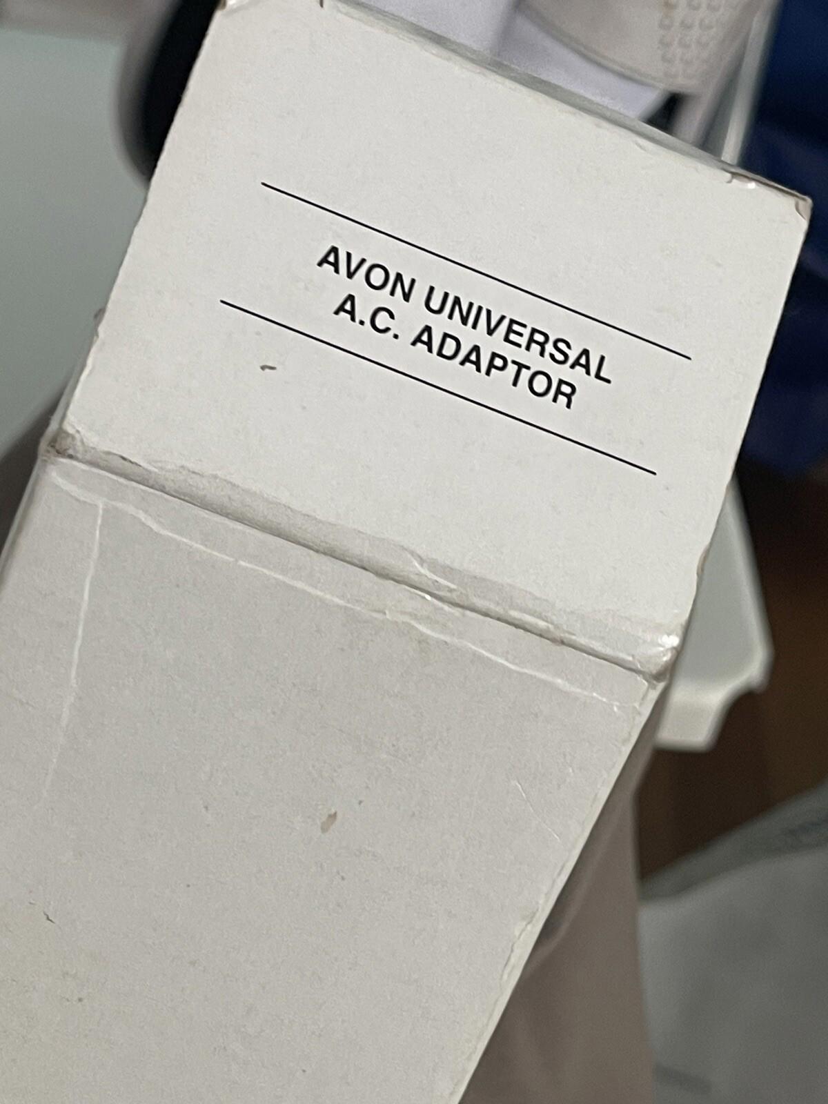 Avon Universal AC/DC Adapter; lightly used.