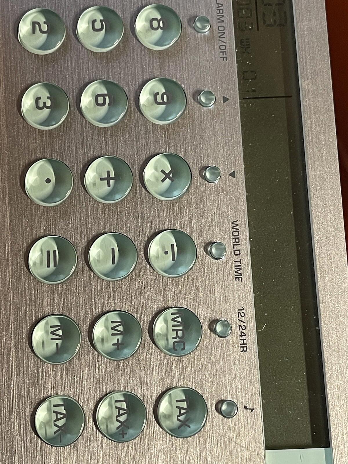Vintage Boeing Clock / Calculator