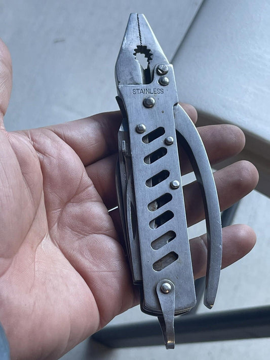Stainless Steel MULTI Function TOOL Pocket Plier Knife  ~Long Nose