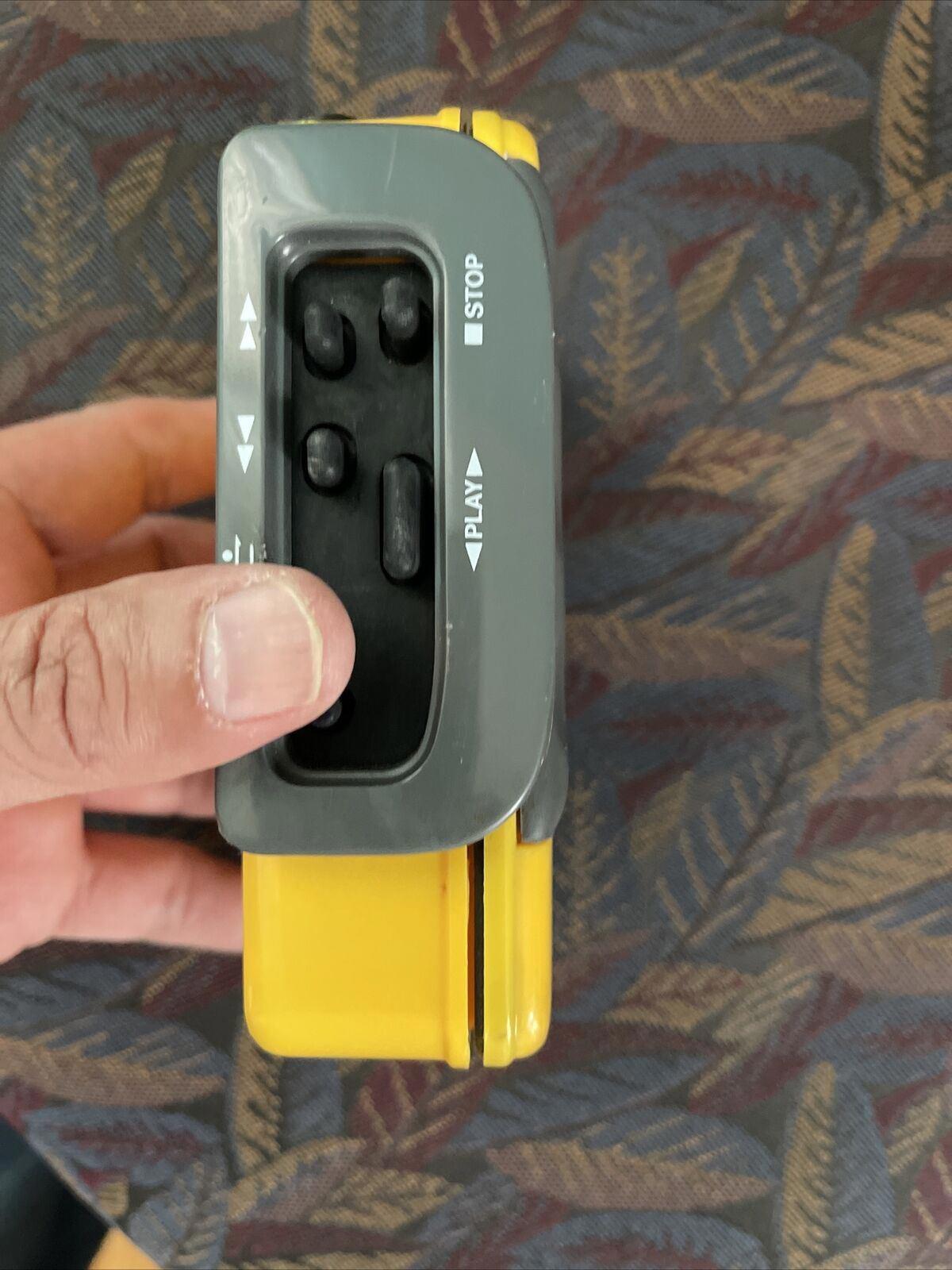 Coby All-Weather AM/FM Radio & Cassette Player Sports CX-76 Yellow