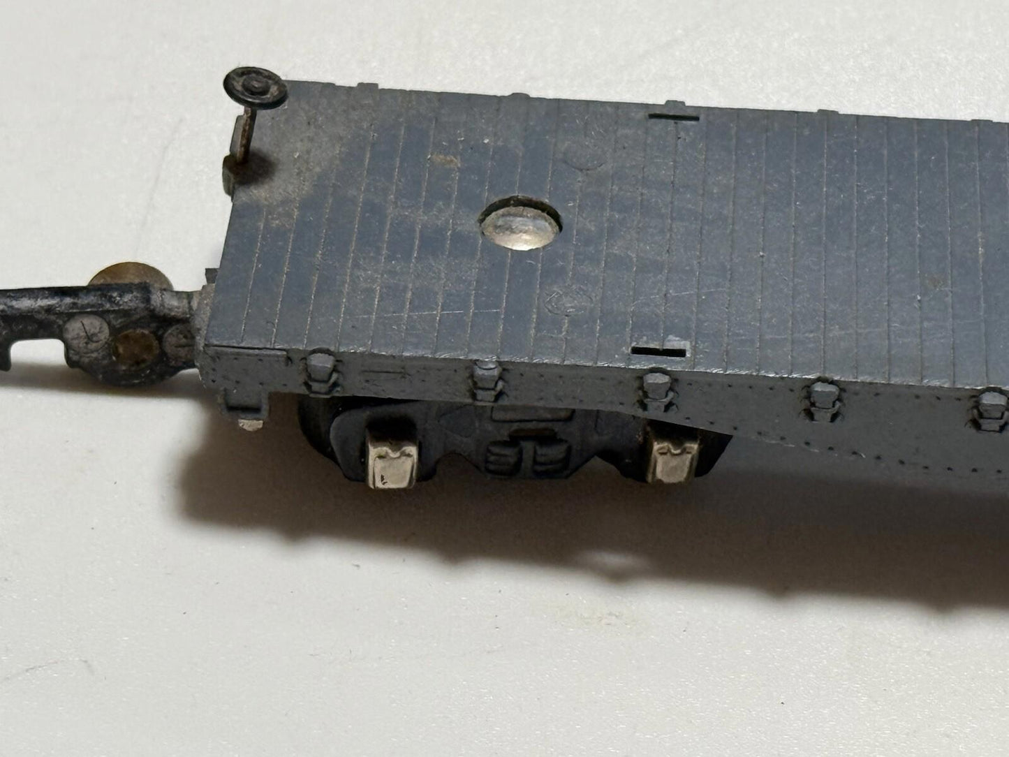 American Flyer PA 9952 S Scale C&N.W.R.Y. 4259 Logging Flat Metal Car