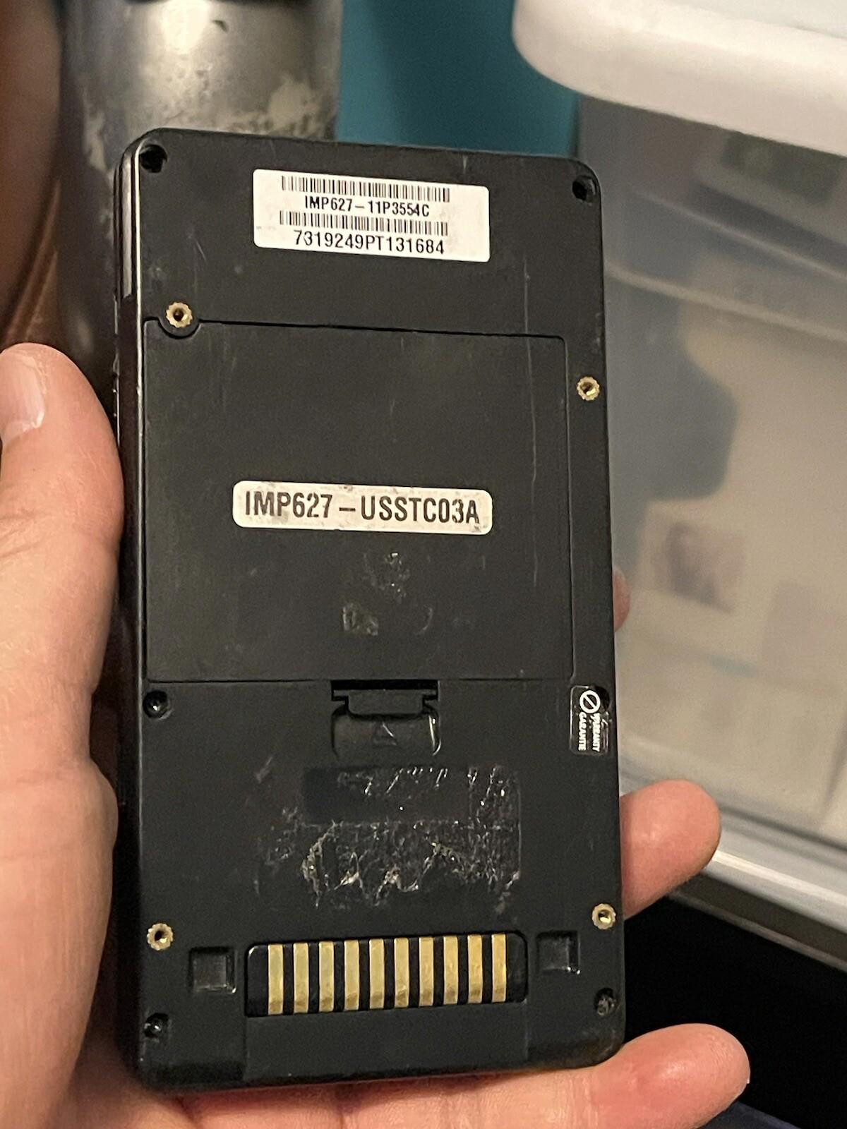 INGENICO ISMP4 IMP657-11P3556C PORTABLE POS TERMINAL (untested)