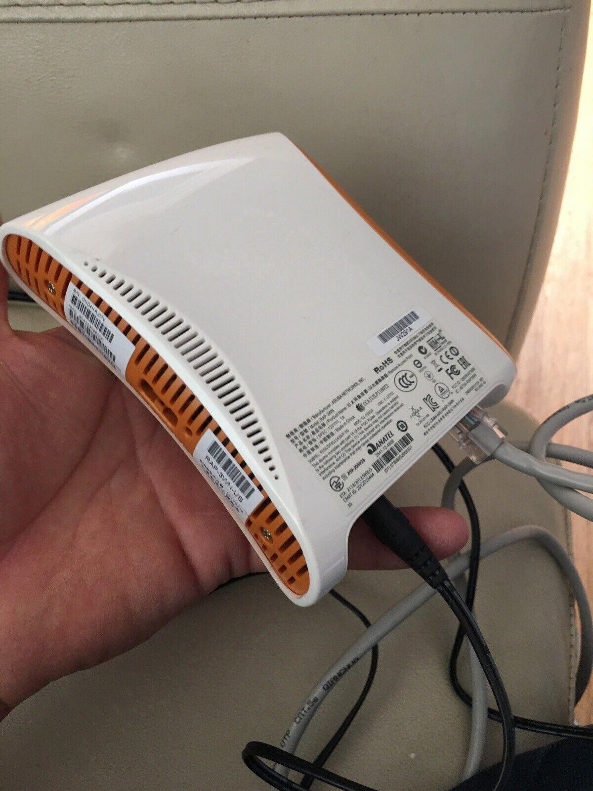 ARUBA NETWORKS RAP-3WN-US 2.4G 300MBPS WIRED WIRELESS REMOTE ACCESS POINT