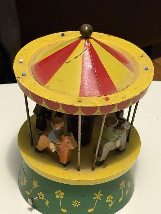 Vintage 7" REUGE Swiss Musical Movement Child Kid Merry Go Round