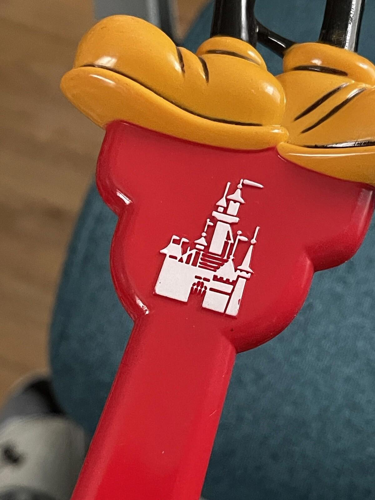 Vintage Walt Disney World Mickey Mouse Back Scratcher Disney Red