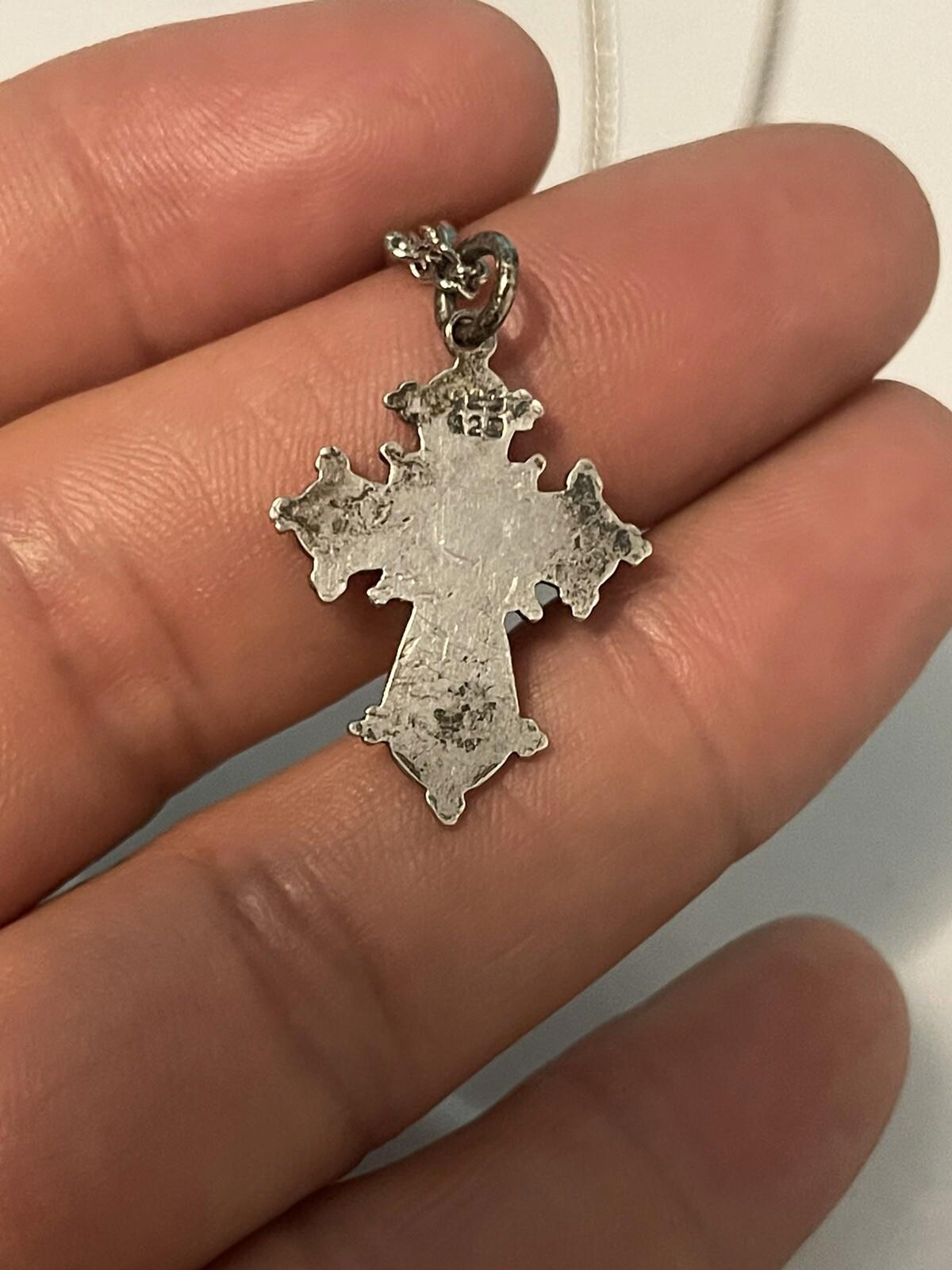 vintage Cross neck lace