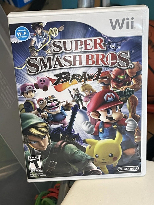 Super Smash Bros. Brawl (Nintendo Wii) Game Complete With Manual