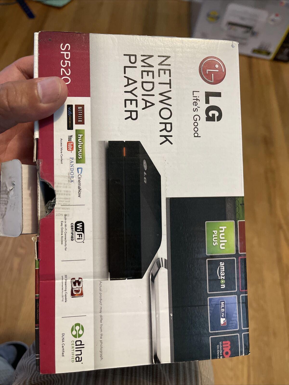 LG Life's Good Network Media Player Model SP520  No Remote