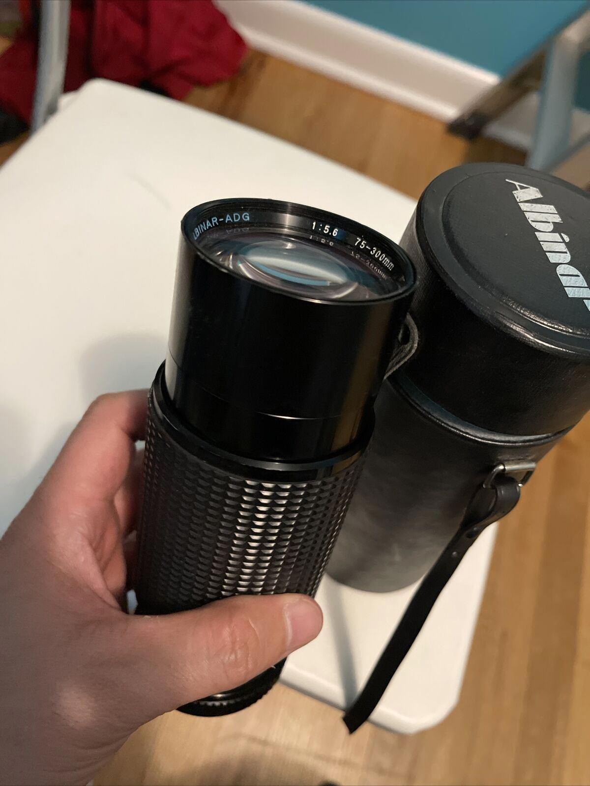Albinar-ADG 1:5.6 75-300mm No.K8477395 Camera With Case (12)