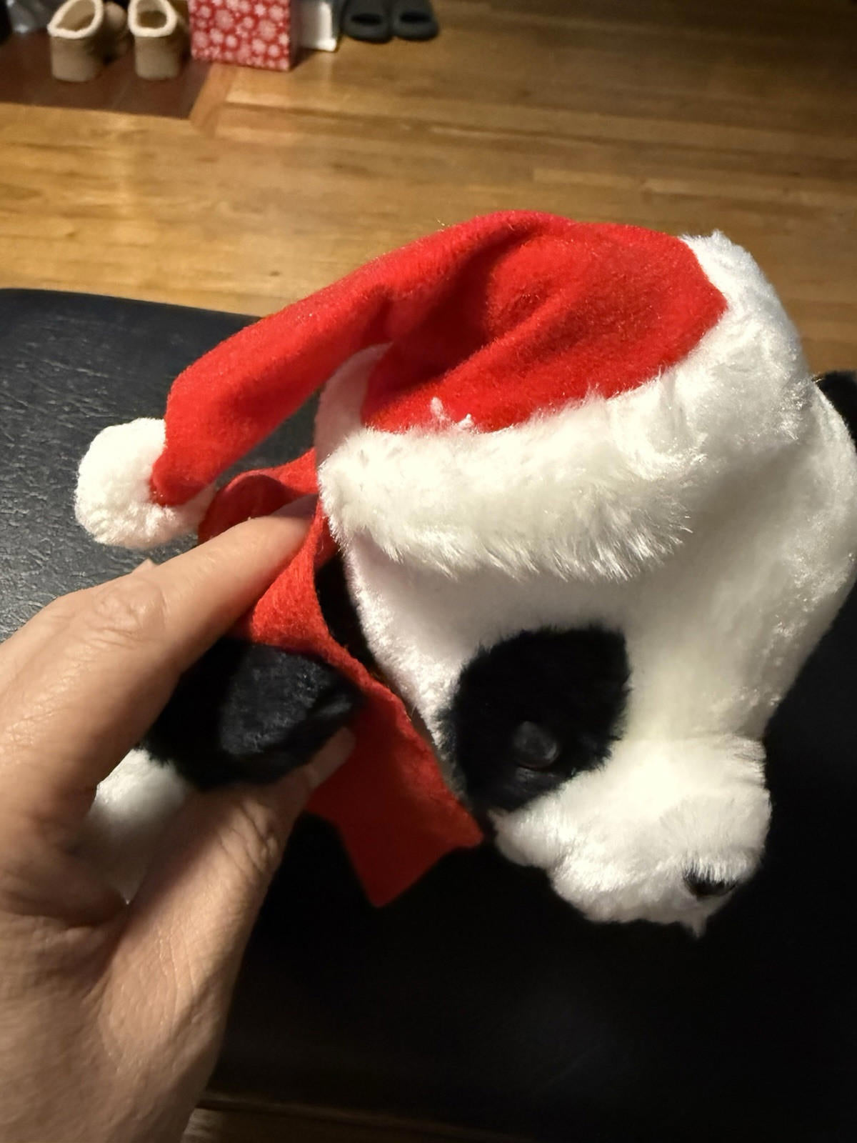 8’ panda bear stuffed animal plush Vintage Made In Taiwan